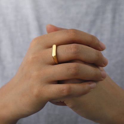 Steel Signet Rings | Unisex